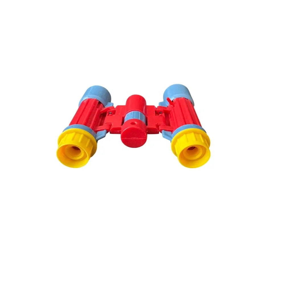 Melissa & Doug Kids Toy Binoculars Pretend Play Red Blue Yellow Folding